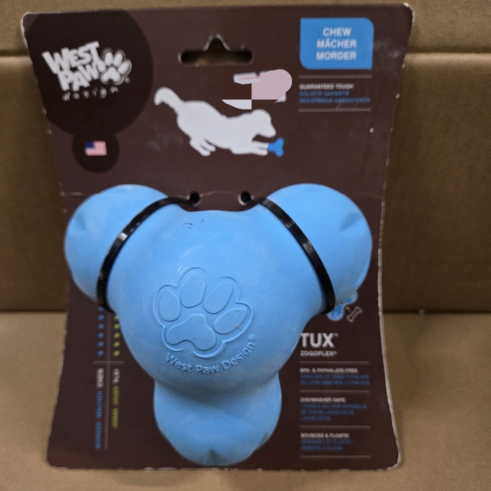 West Paw Tux Dog Toy, LG 5"